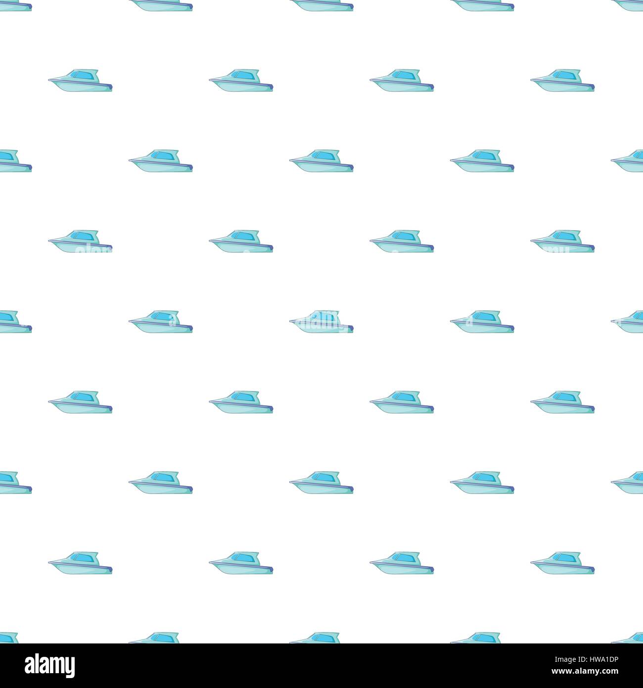 Speed boat pattern, cartoon style Stock Vector Image & Art - Alamy