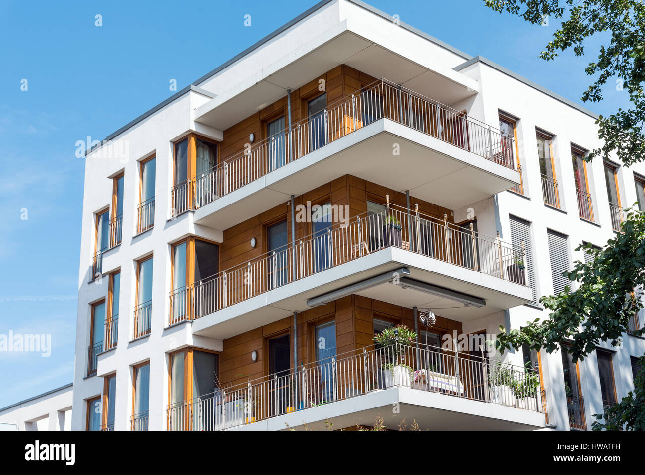 Apartment house seen in Berlin, Germany Stock Photo - Alamy