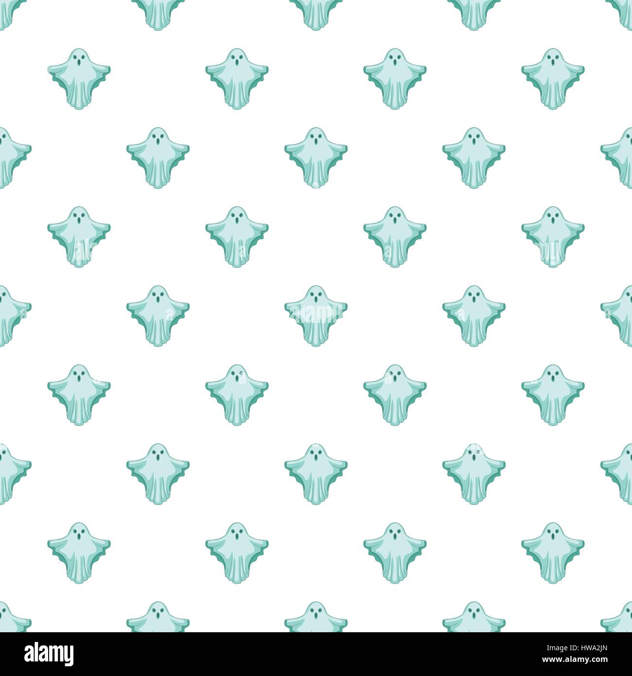 Ghost pattern, cartoon style Stock Vector Image & Art - Alamy