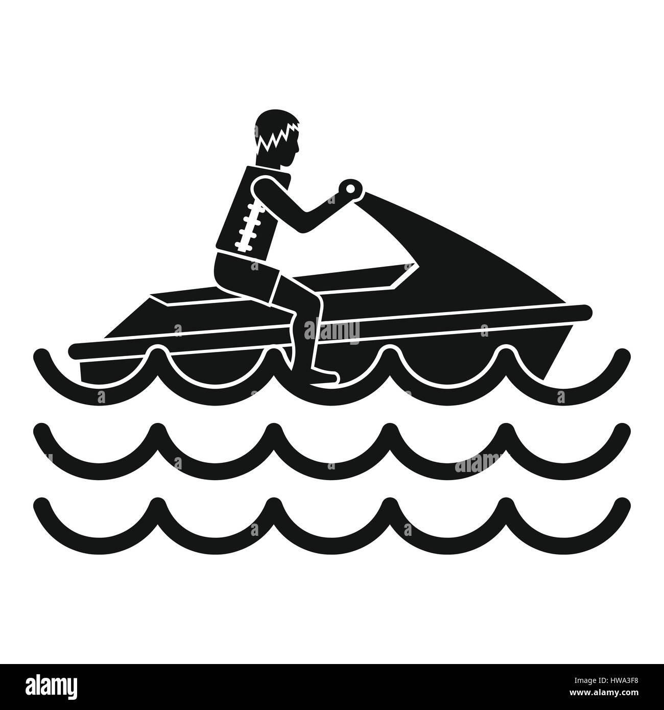 Jet ski spray Cut Out Stock Images & Pictures Alamy
