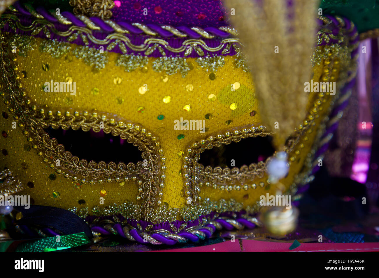 Mardi Gras mask from New Orleans Stock Photo - Alamy