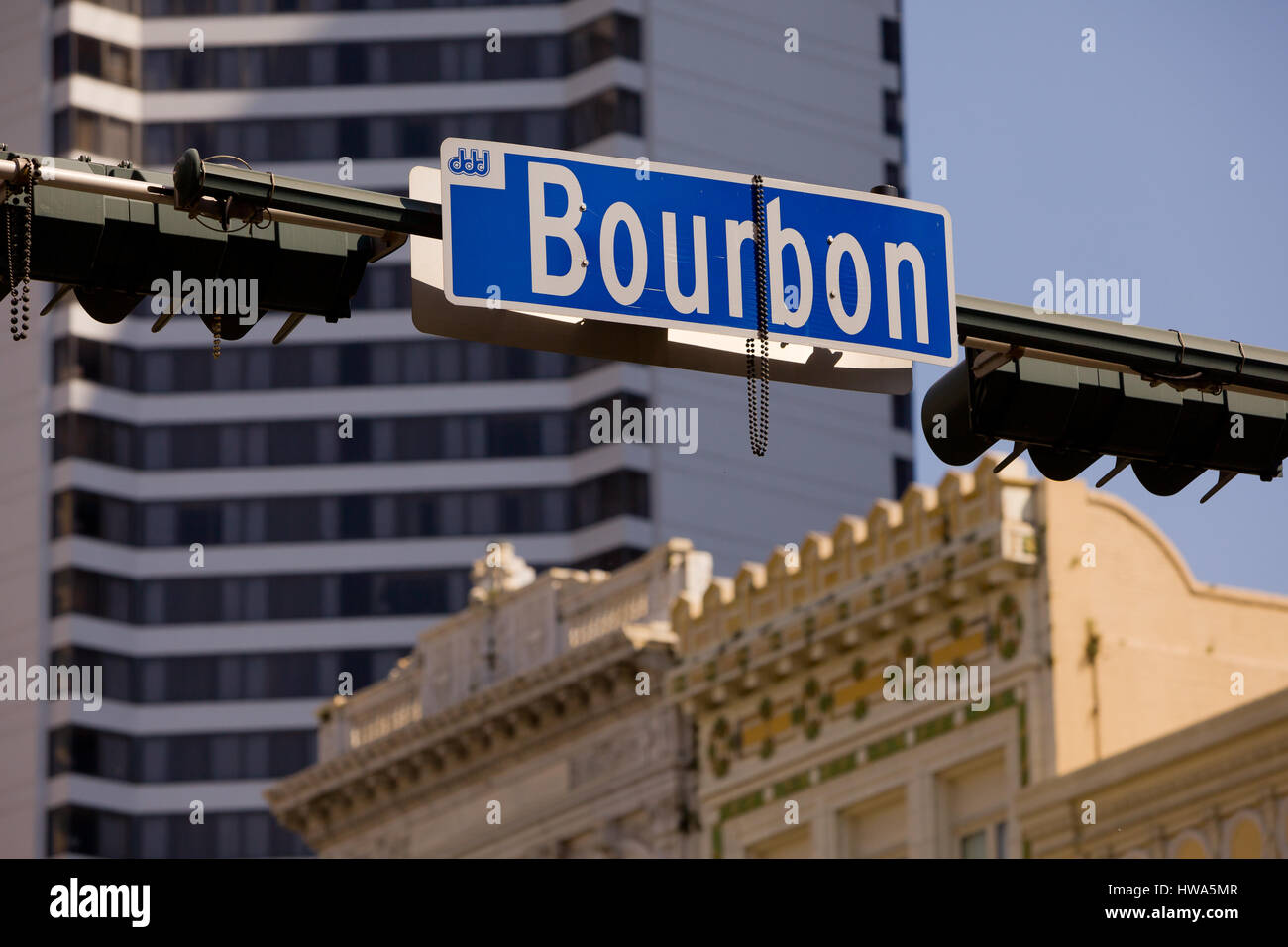 Famous street sign in the french quaters of New Orleans Stock Photo