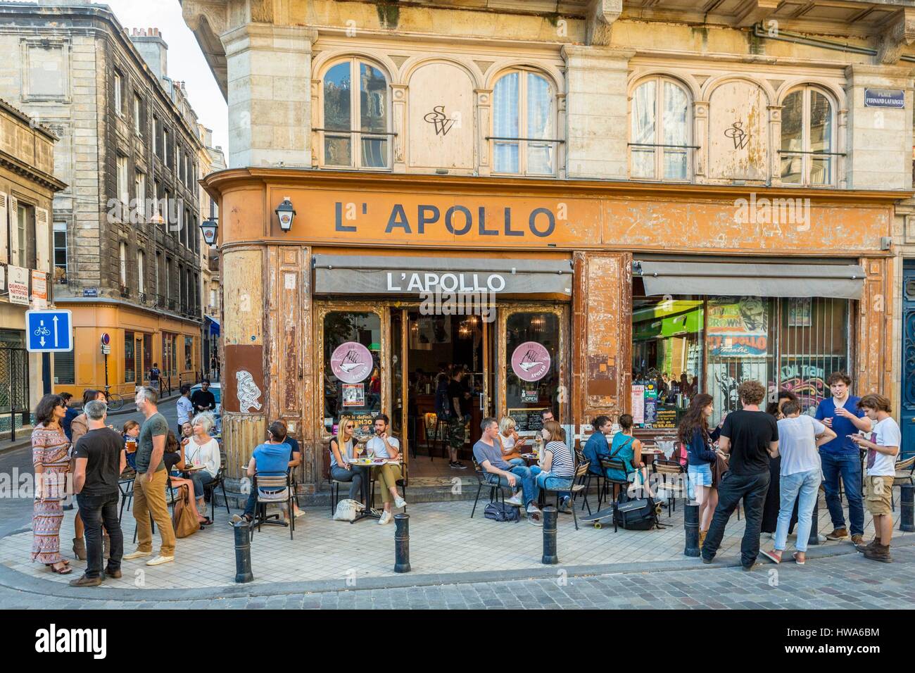 France, Gironde, Bordeaux, area classified UNESCO World Heritage ...