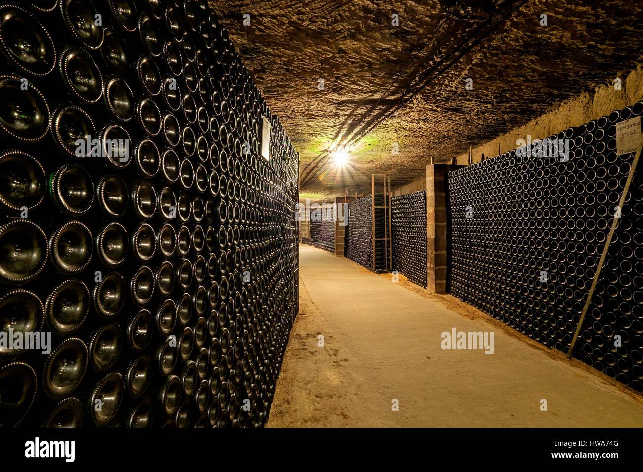 France, Loir et Cher, Loire Valley, Montrichard, wine caves of