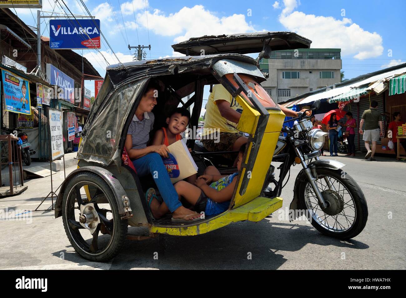 Motorcycle Taxi Trike Filipino Pride Filipino Philippines Cebu Manila Street Southeast Asia