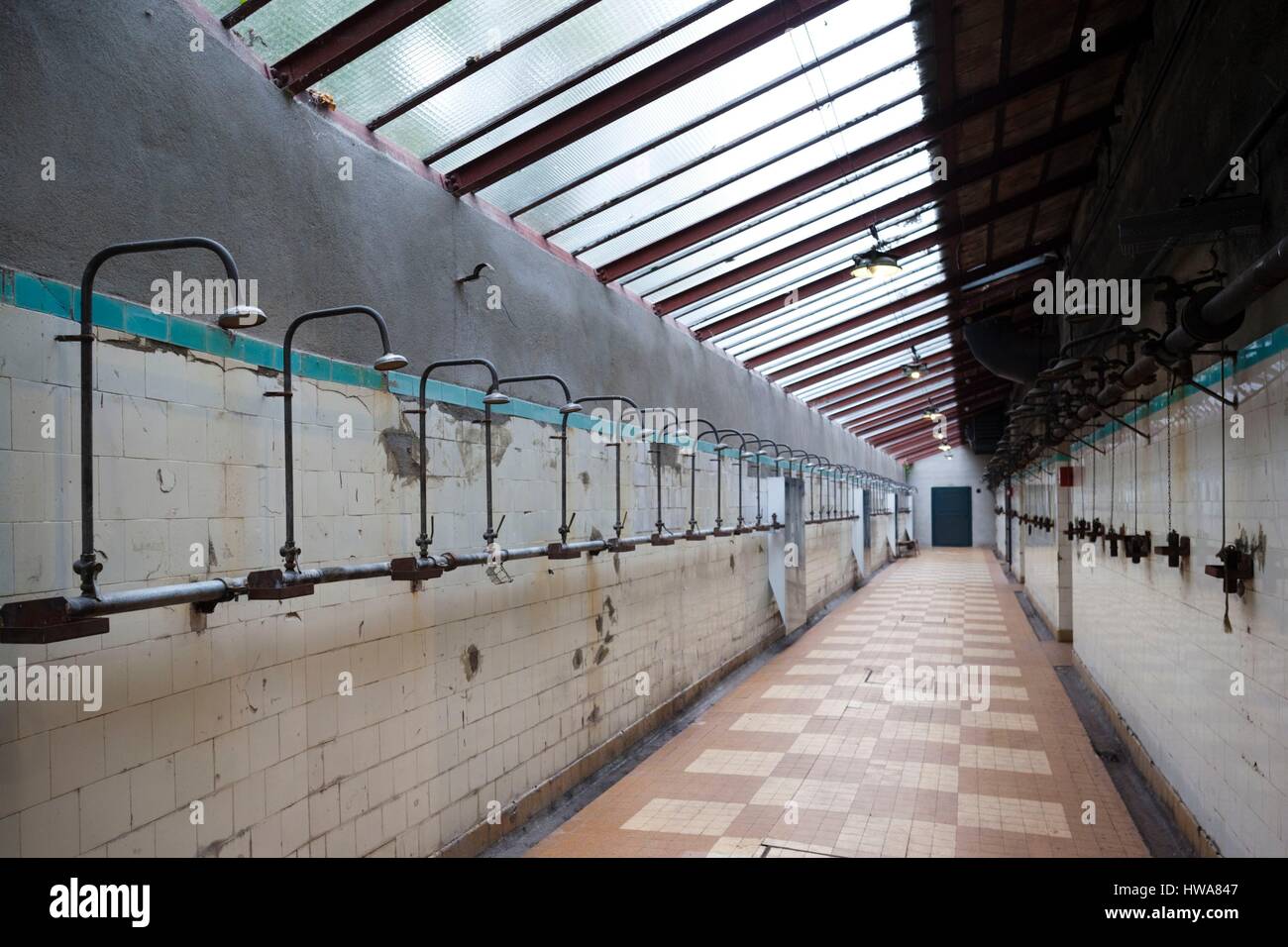 Miners shower room hi-res stock photography and images - Alamy