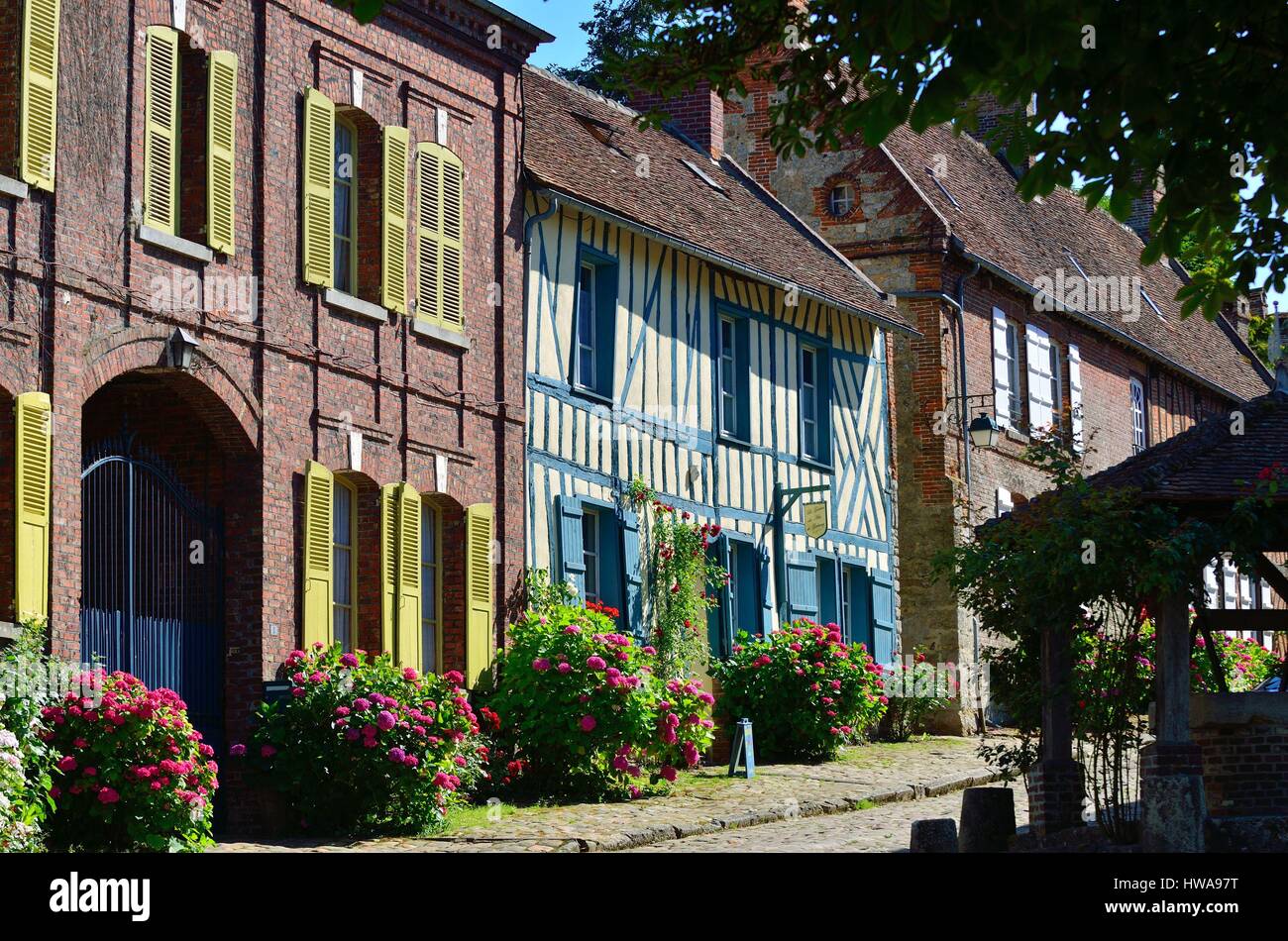 France, Oise, Gerberoy, labelled les Plus Beaux Villages de France (The ...