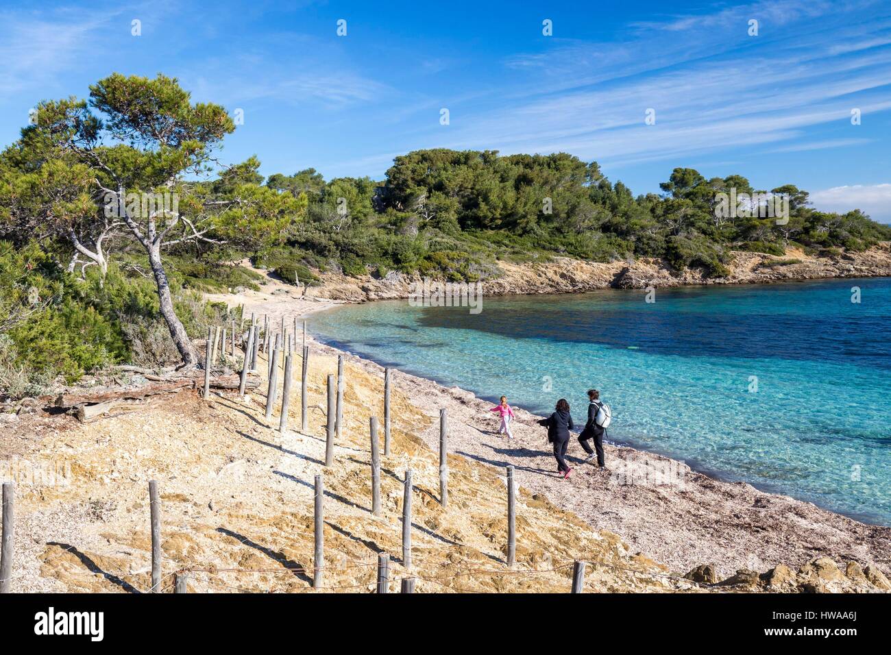 France Var Iles D Hyeres National Park Of Port Cros Island Of Stock Photo Alamy