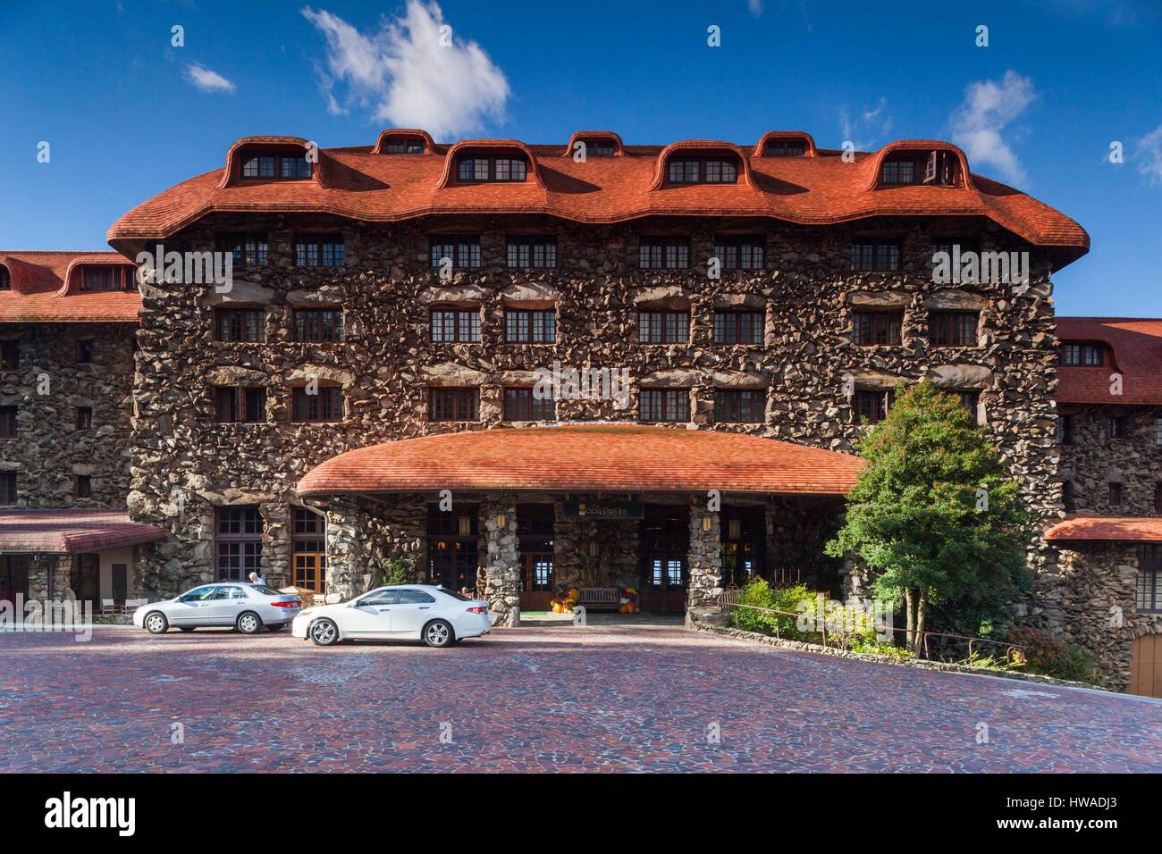 United States, North Carolina, Asheville, The Grove Park Inn Stock Photo Alamy