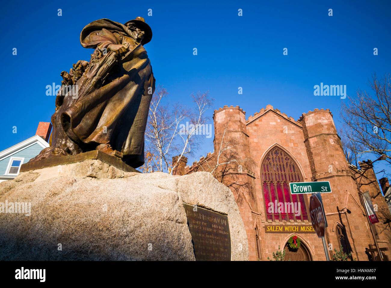 Roger statue salem witch museum hires stock photography and images Alamy