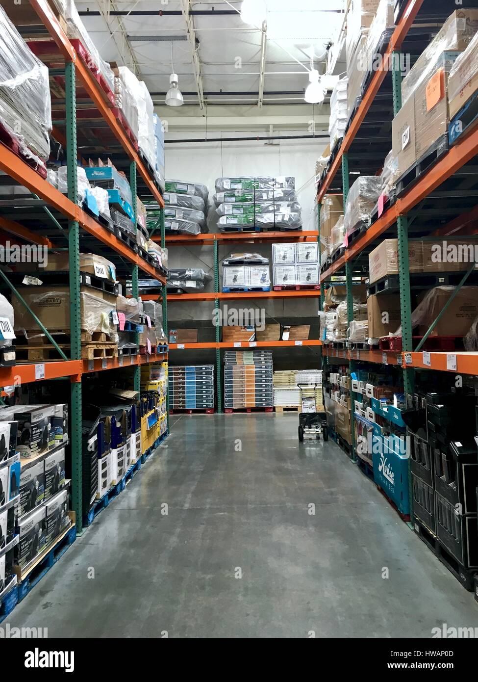 Costco wholesale warehouse Stock Photo