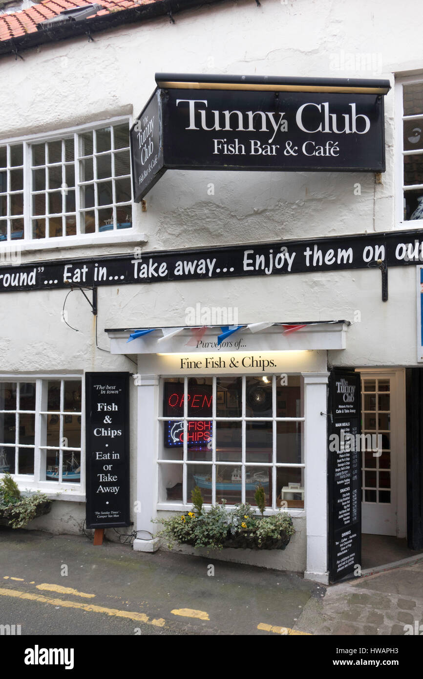 The Tunny Club Fish Bar and Café No. 1 Sandgate Scarborough North