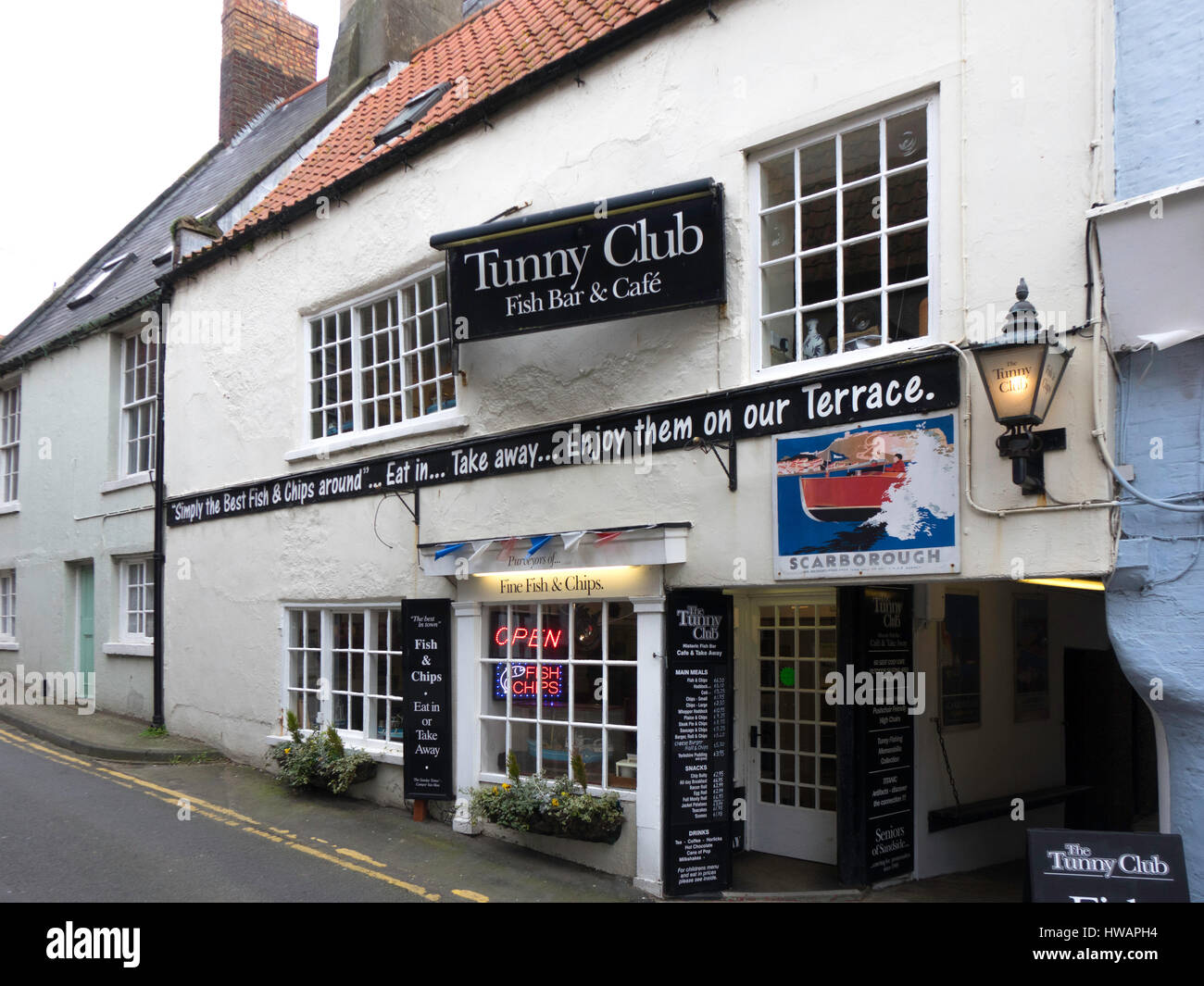The Tunny Club Fish Bar and Café No. 1 Sandgate Scarborough North
