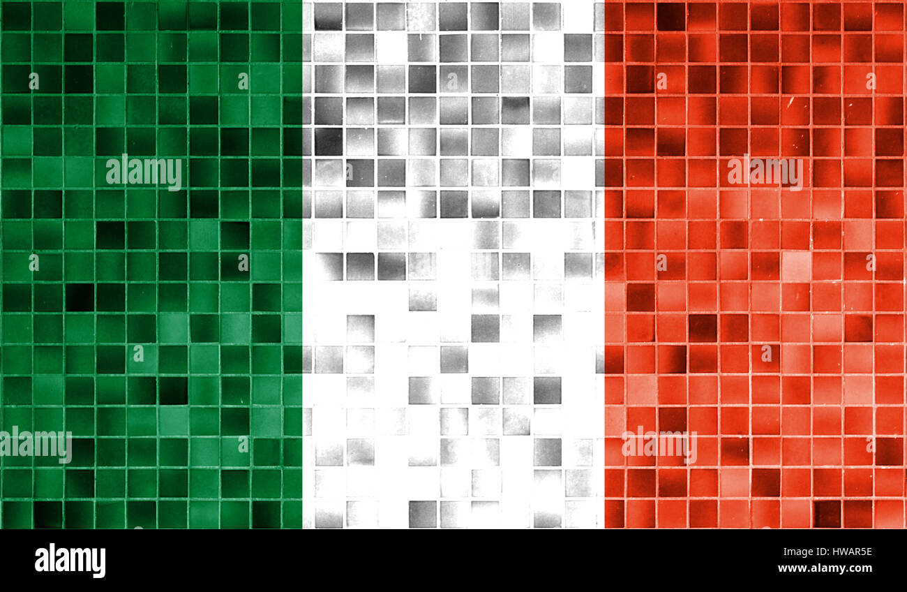 Flag of Ireland background of old retro effect,close up Stock Photo - Alamy