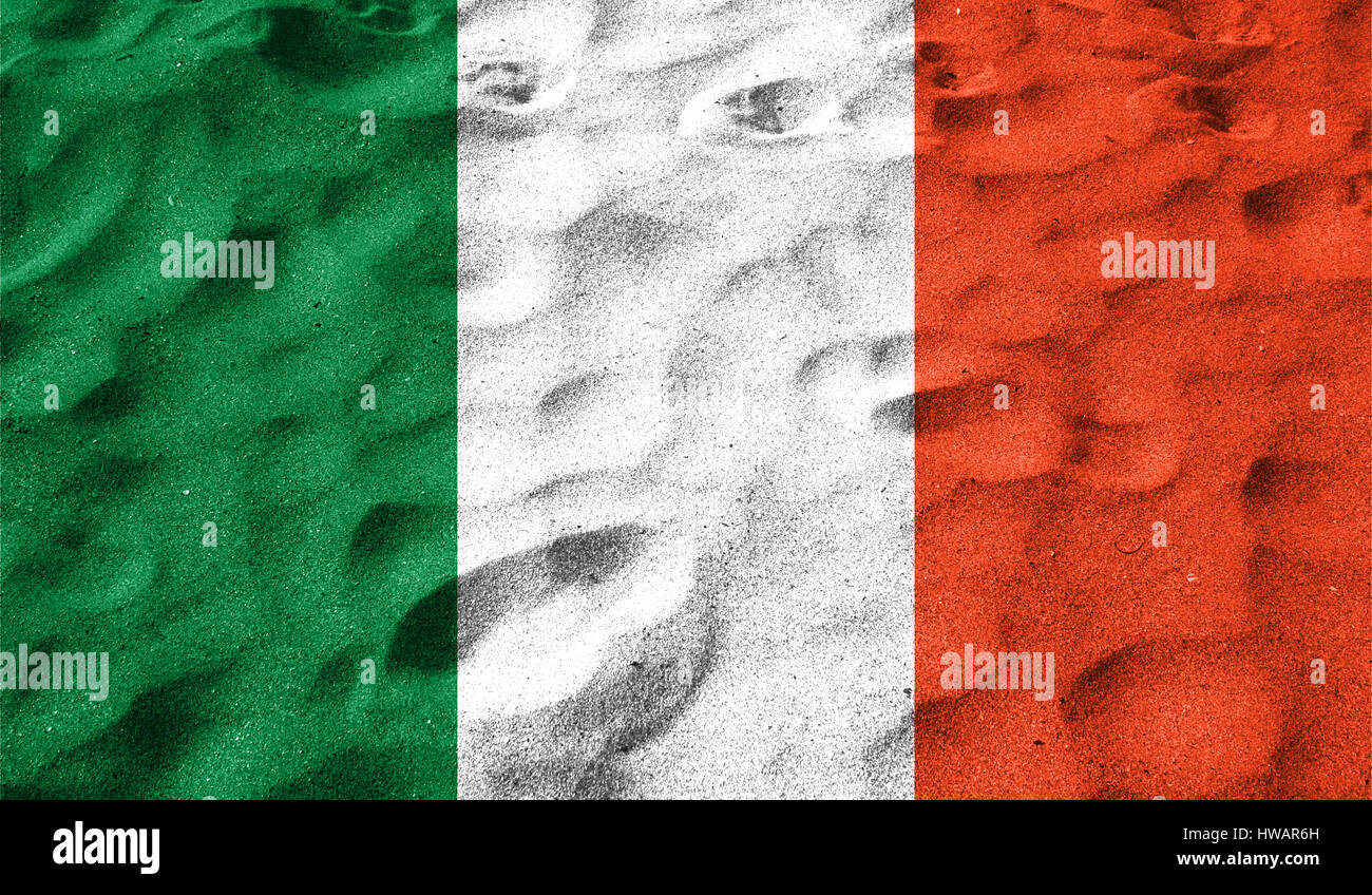 Flag of Ireland background of old retro effect,close up Stock Photo - Alamy