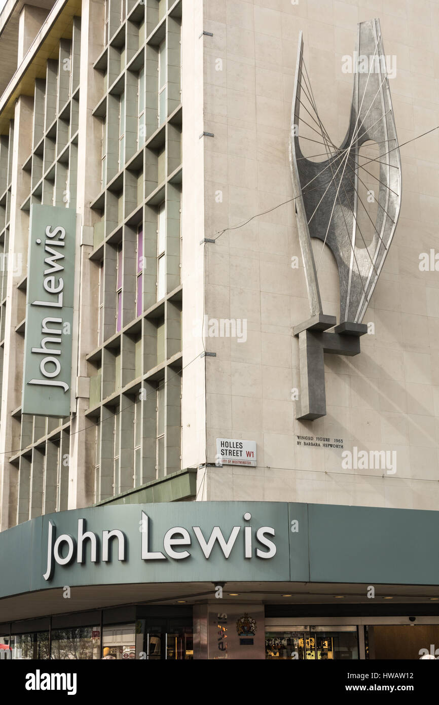The John Lewis Department store on Oxford Street, London, UK Stock