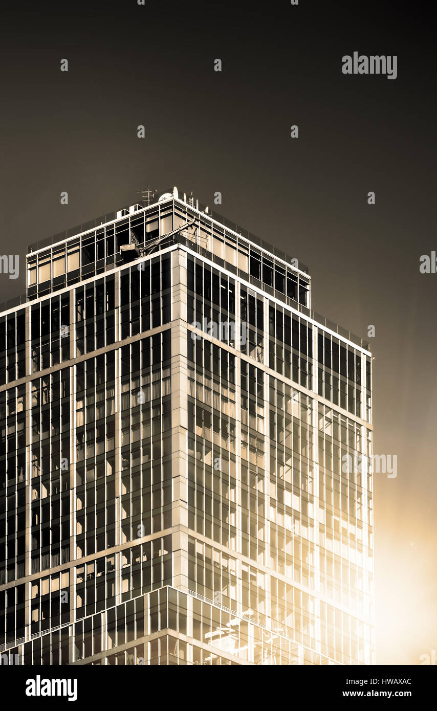 office building at sunrise Stock Photo - Alamy
