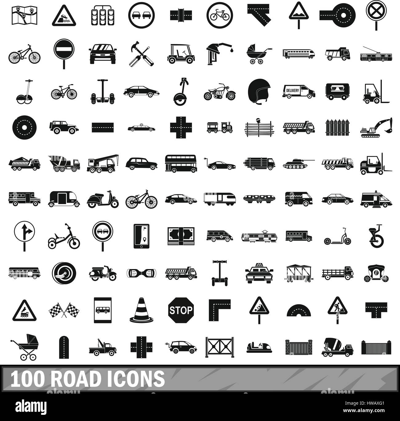 Open road curve Black and White Stock Photos & Images - Alamy