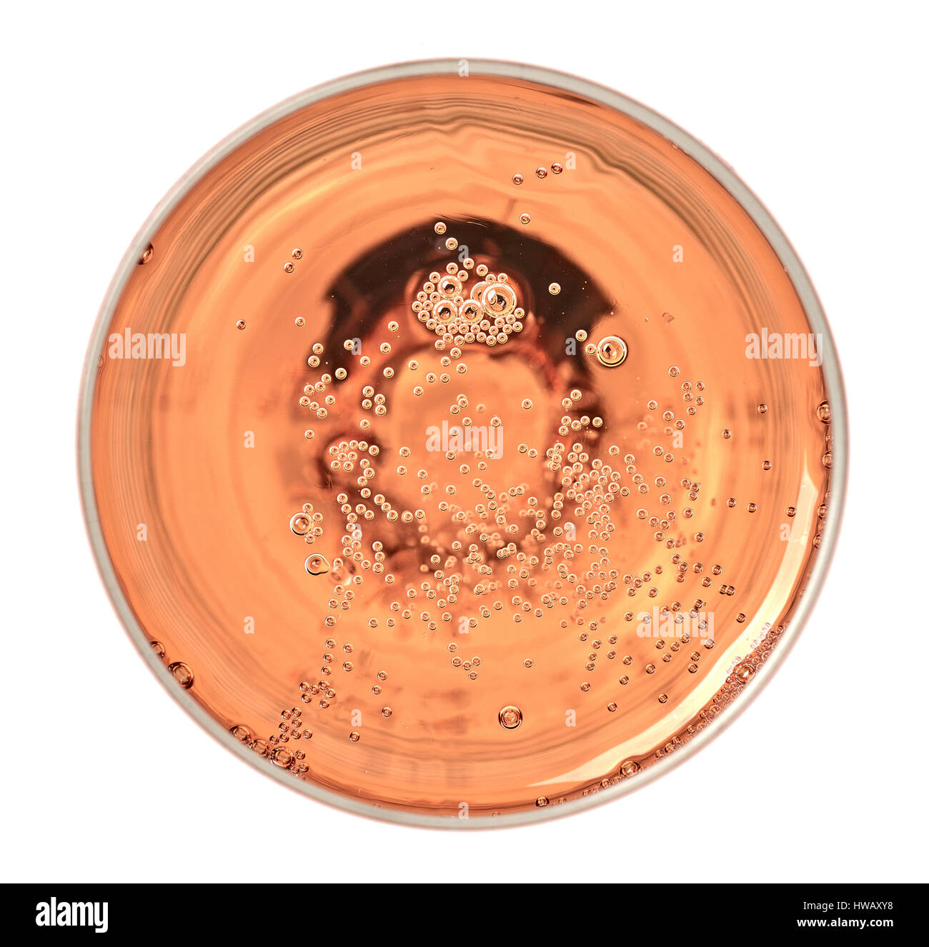 Download Glass Of Pink Champagne Isolated On White Background Top View Stock Photo Alamy PSD Mockup Templates