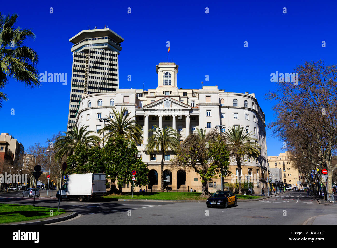 The Spanish Navy headquarters building, Sector Naval de Cataluna, La Rambla / Port Vell