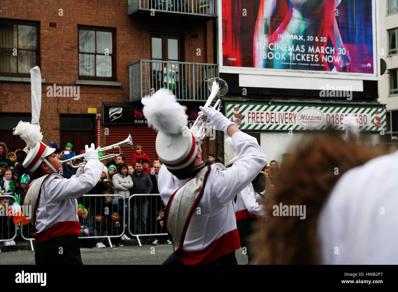 St Patricks Day Parade, Dublin , Ireland Stock Photo