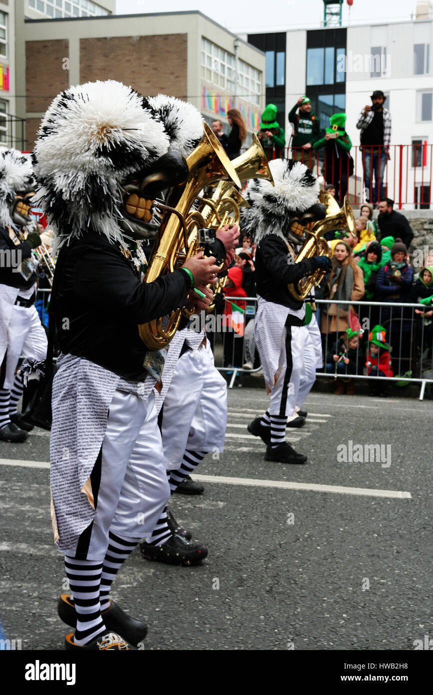 St. Patrick's Day Parade, Dublin, Ireland Stock Photo