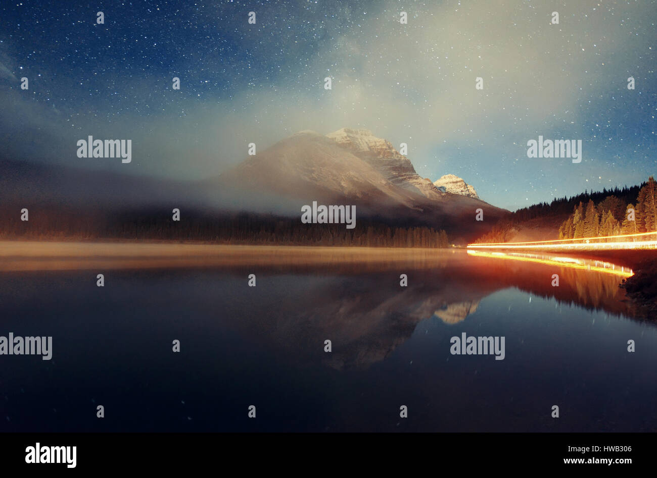 Yoho national park canada night hi-res stock photography and images - Alamy