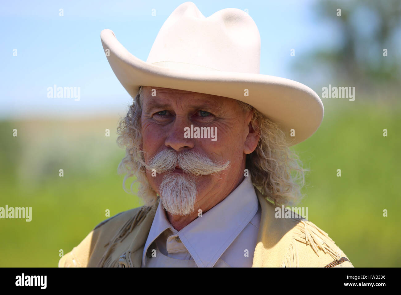 Buffalo Bill Battle Little Big Horn Custer Last Stand Historical man Stock Photo - Alamy
