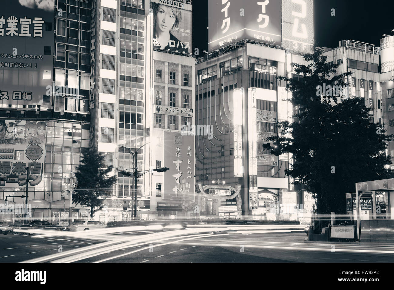 TOKYO, JAPAN - MAY 13: Street view at night on May 13, 2013 in Tokyo. Tokyo is the capital of Japan and the most populous metropolitan area in the wor Stock Photo