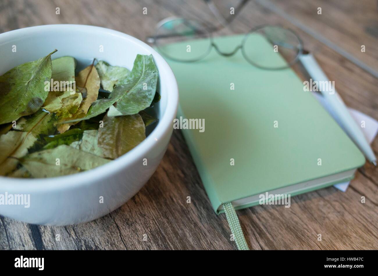 Peru, Cusco, coca leaves tea for breakfast Stock Photo Alamy