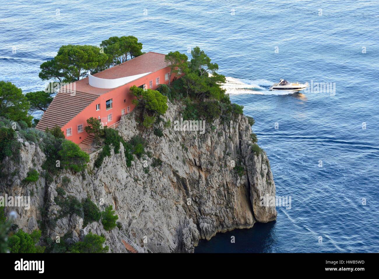 Curzio Malaparte House Capri Island High Resolution Stock Photography And Images Alamy