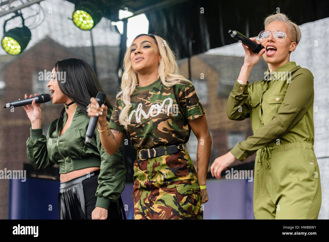 Belfast, Northern Ireland. 17 Mar 2017 London Girl Band "Stooshe