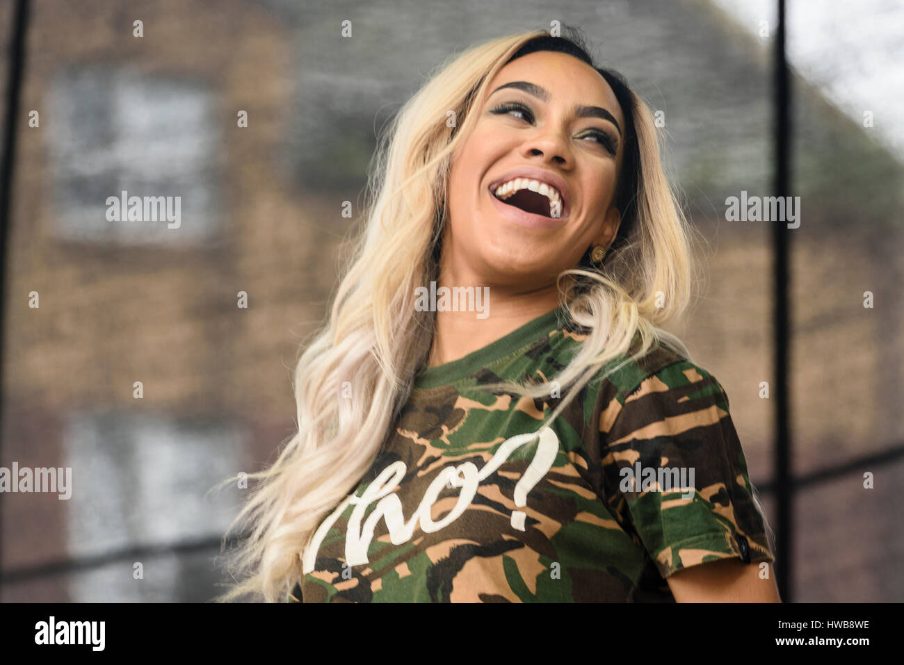 Belfast, Northern Ireland. 17 Mar 2017 Karis Anderson from the London