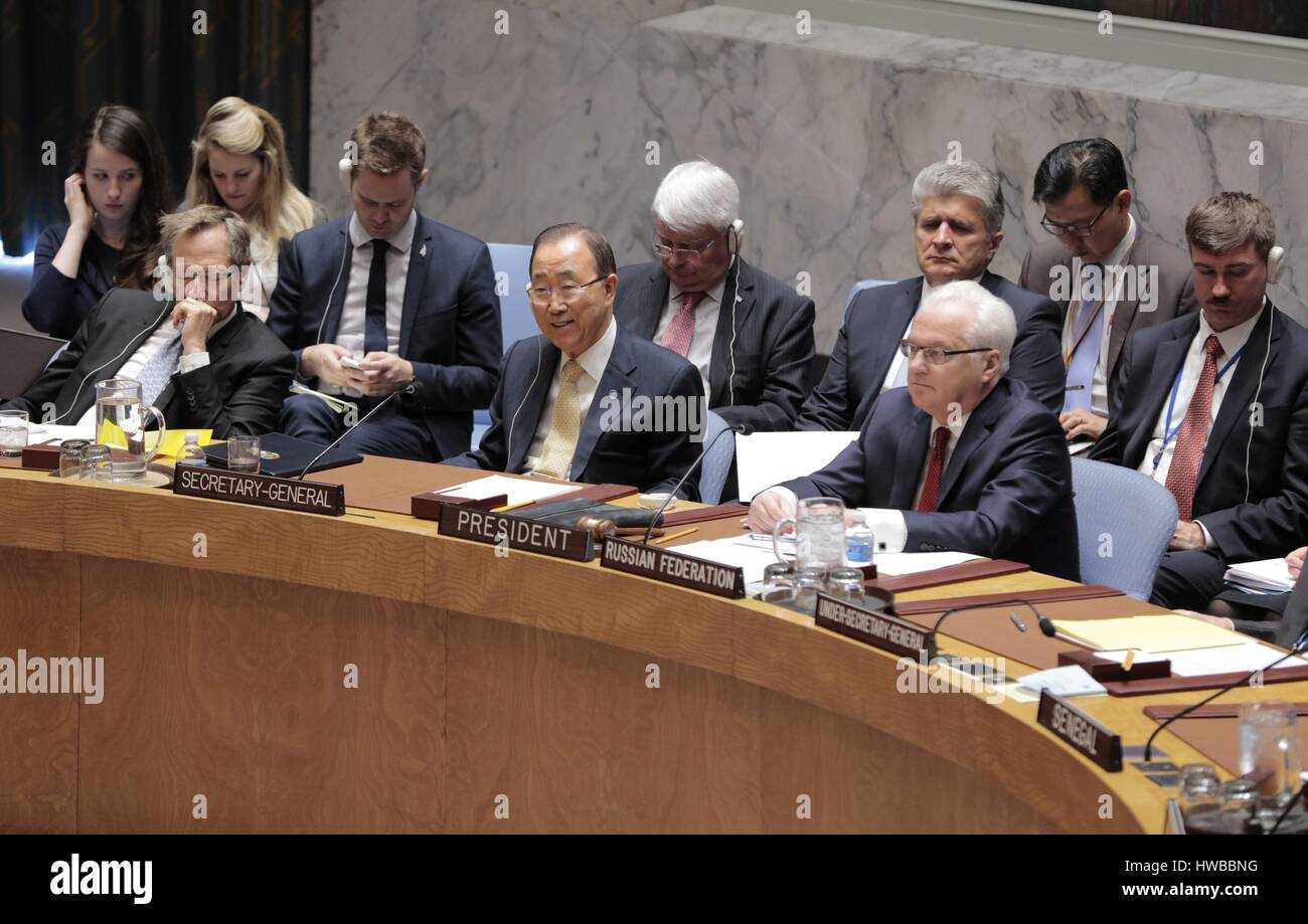 United Nations, New York, USA, October 28 2016 - Secretary General Ban ...