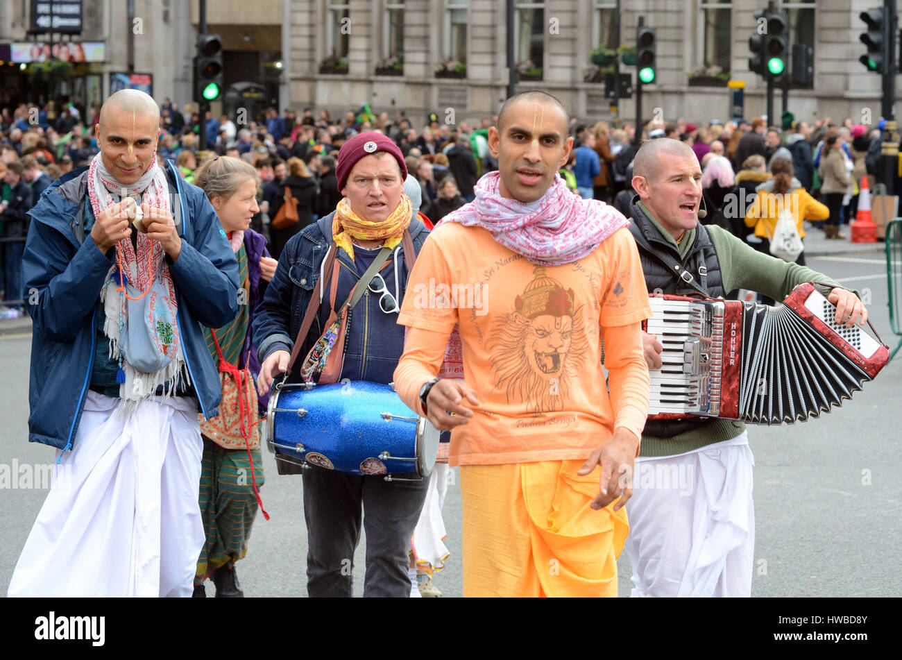 Hare Krishna Followers Singings March Editorial Photo - Image of