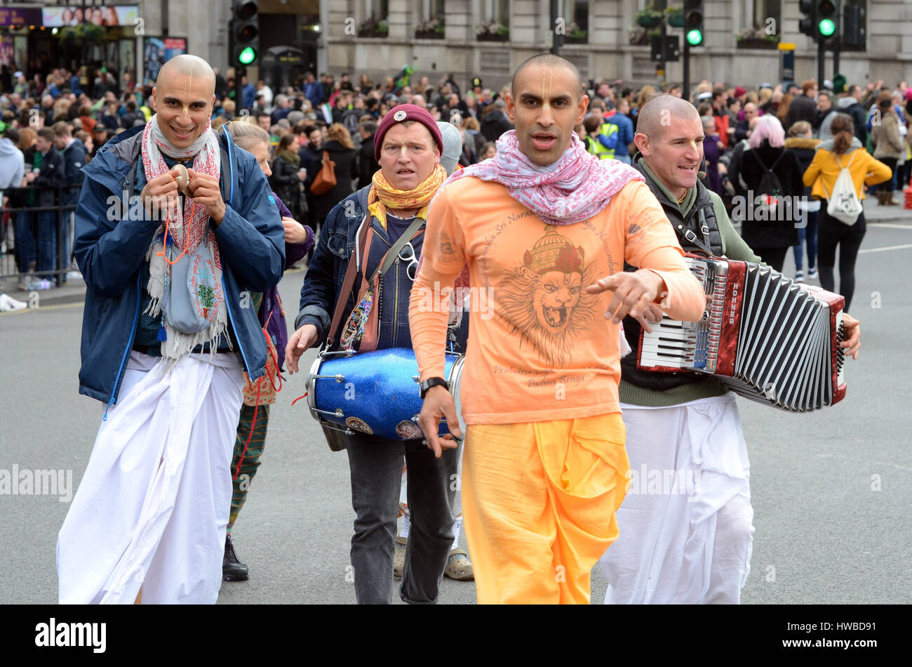 Hare Krishna Followers Singings March Editorial Photo - Image of