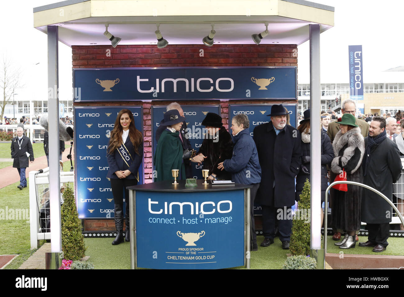 17.03.2017 - Cheltenham; Winners presentation with Princess Anne ...