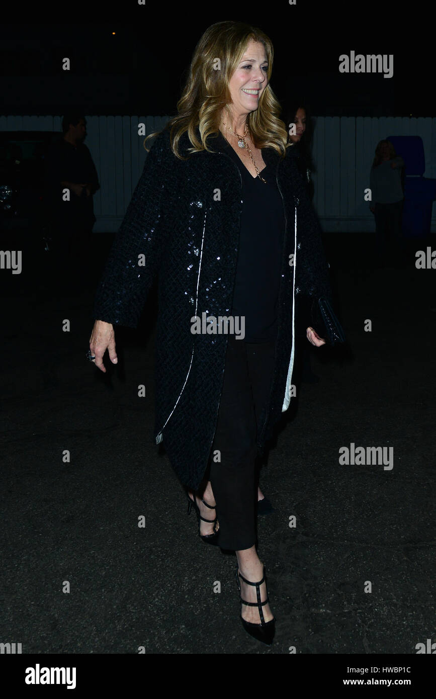 Tom Hanks and his wife Rita Wilson at Giorgio Baldi restaurant in Santa