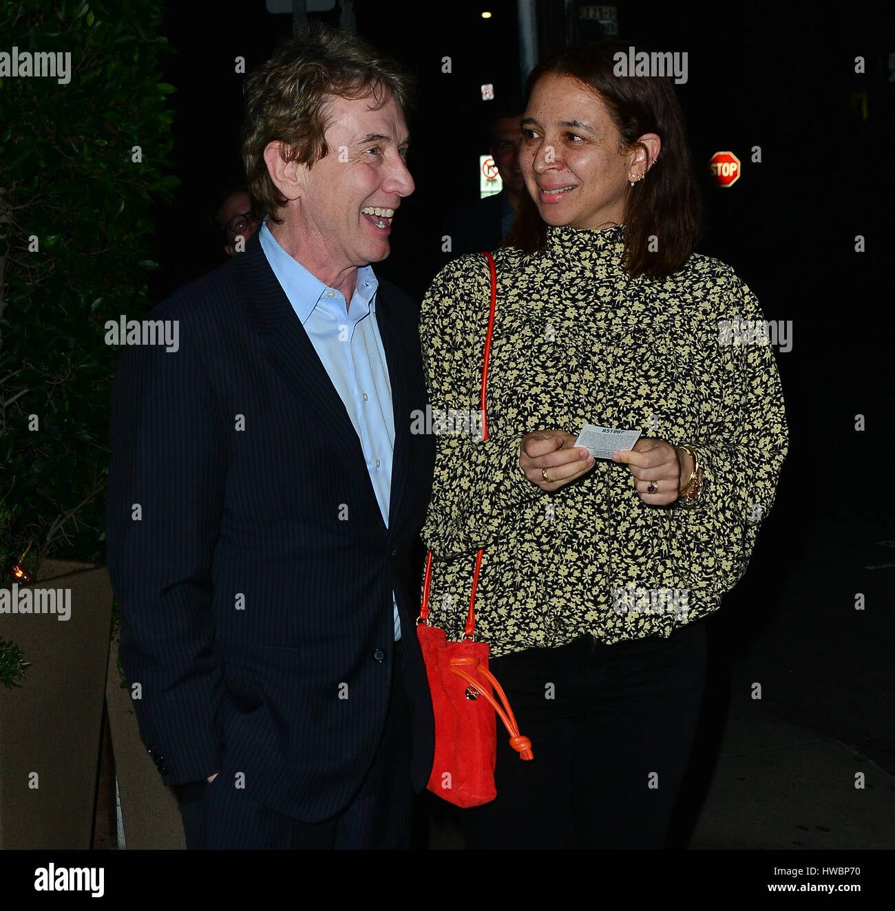 Maya Rudolph and Marty Short at Giorgio Baldi restaurant in Santa