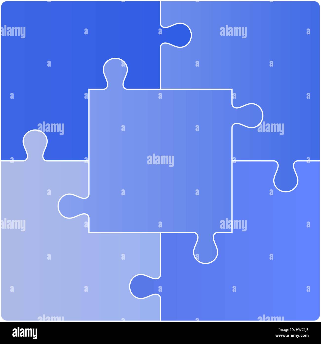 Puzzle set. Vector illustration Stock Vector Image & Art - Alamy