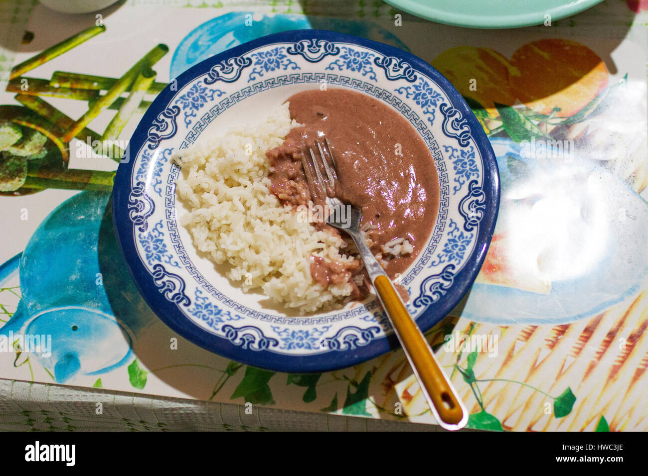 A traditional dish from the Northern Uganda containing rice and