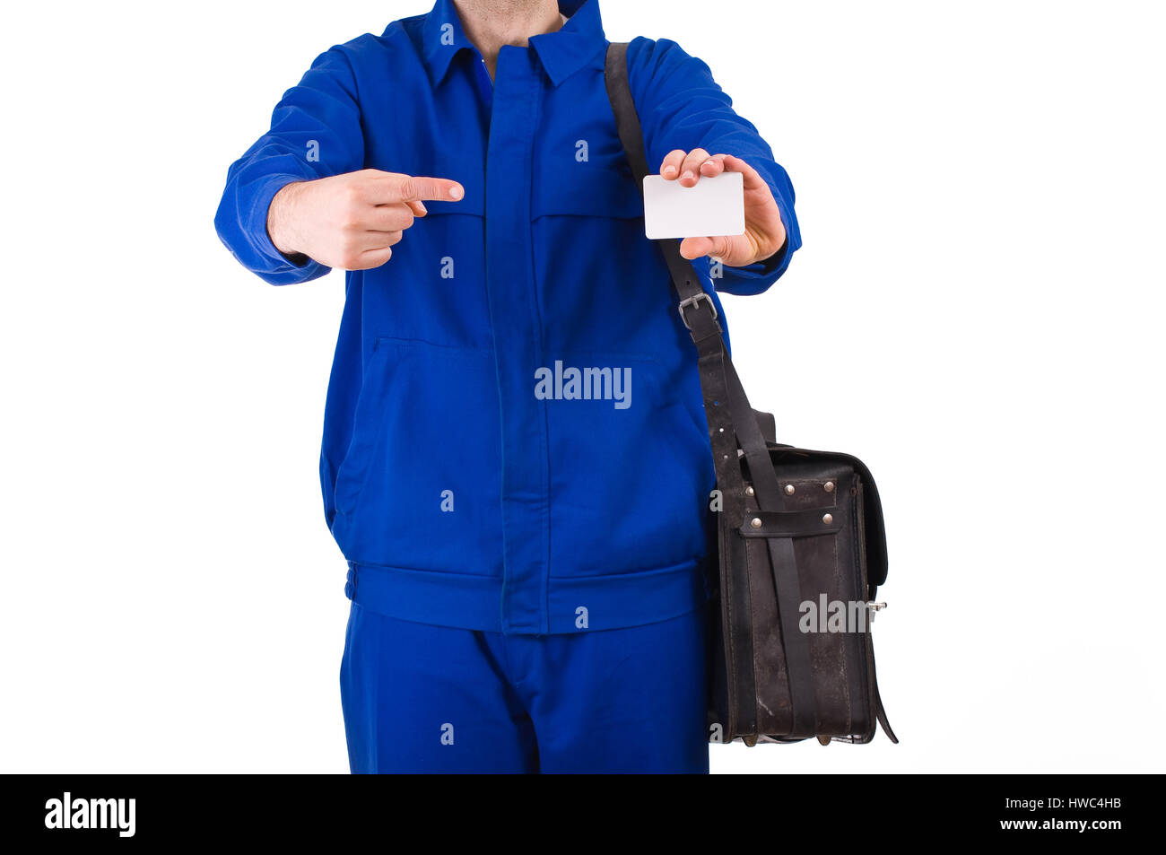 Blue collar worker Stock Photo Alamy