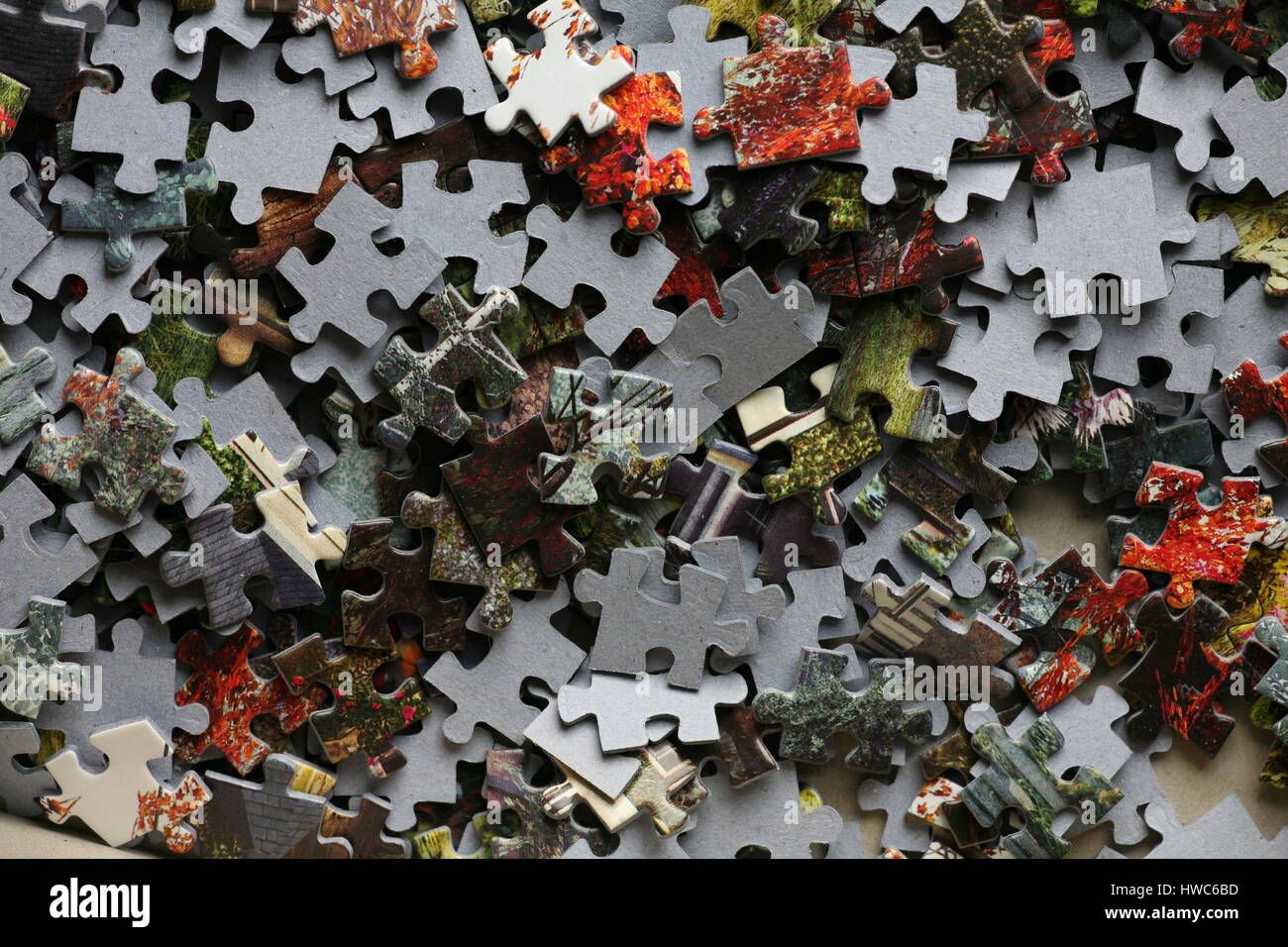 puzzle pieces Stock Photo