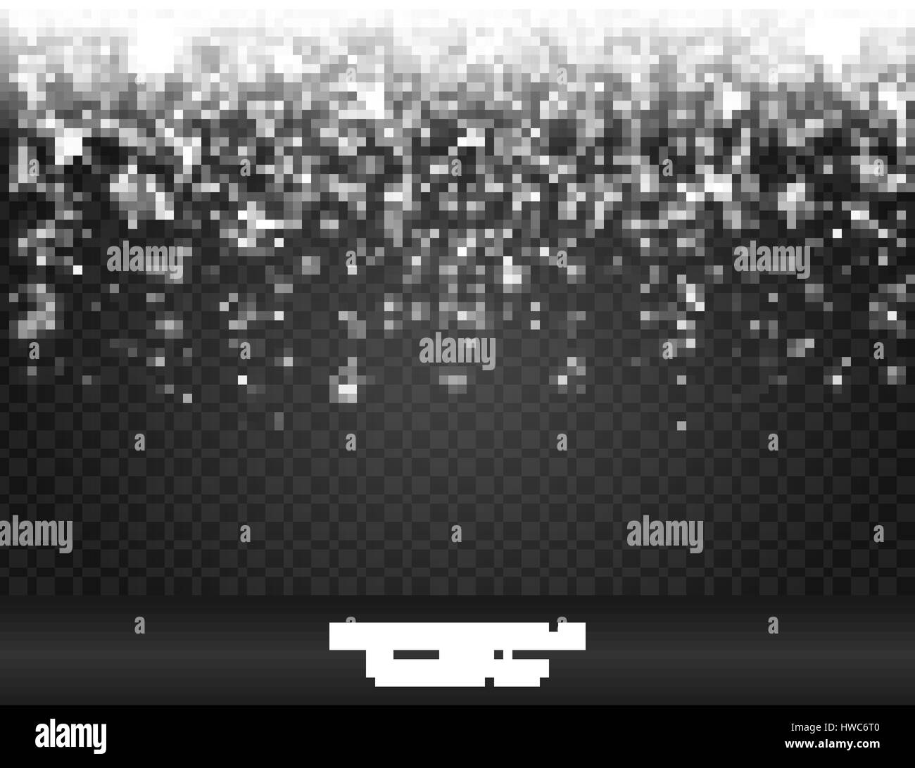 Glow special effect light, flare, star. Firework. Isolated spark. Really transparency. Stock Vector