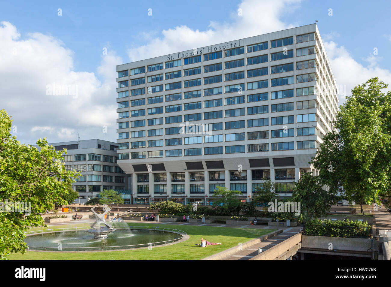 St Thomas' Hospital, London, UK Stock Photo