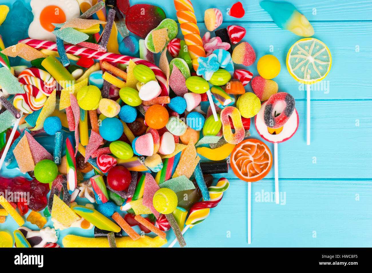 Bunch of lollipops hi-res stock photography and images - Alamy