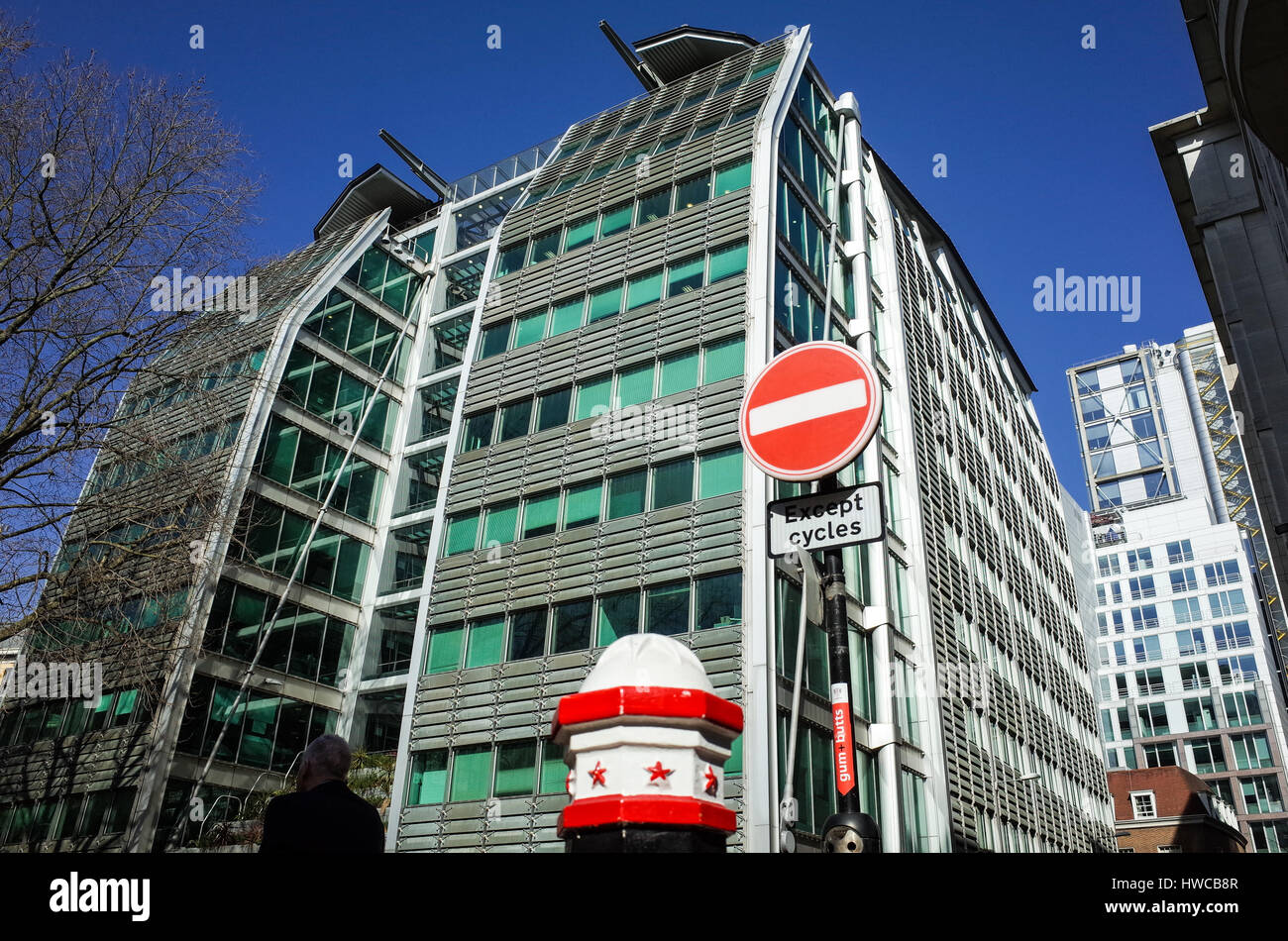 Lloyds Banking Group Head Office in Gresham Street London Stock Photo