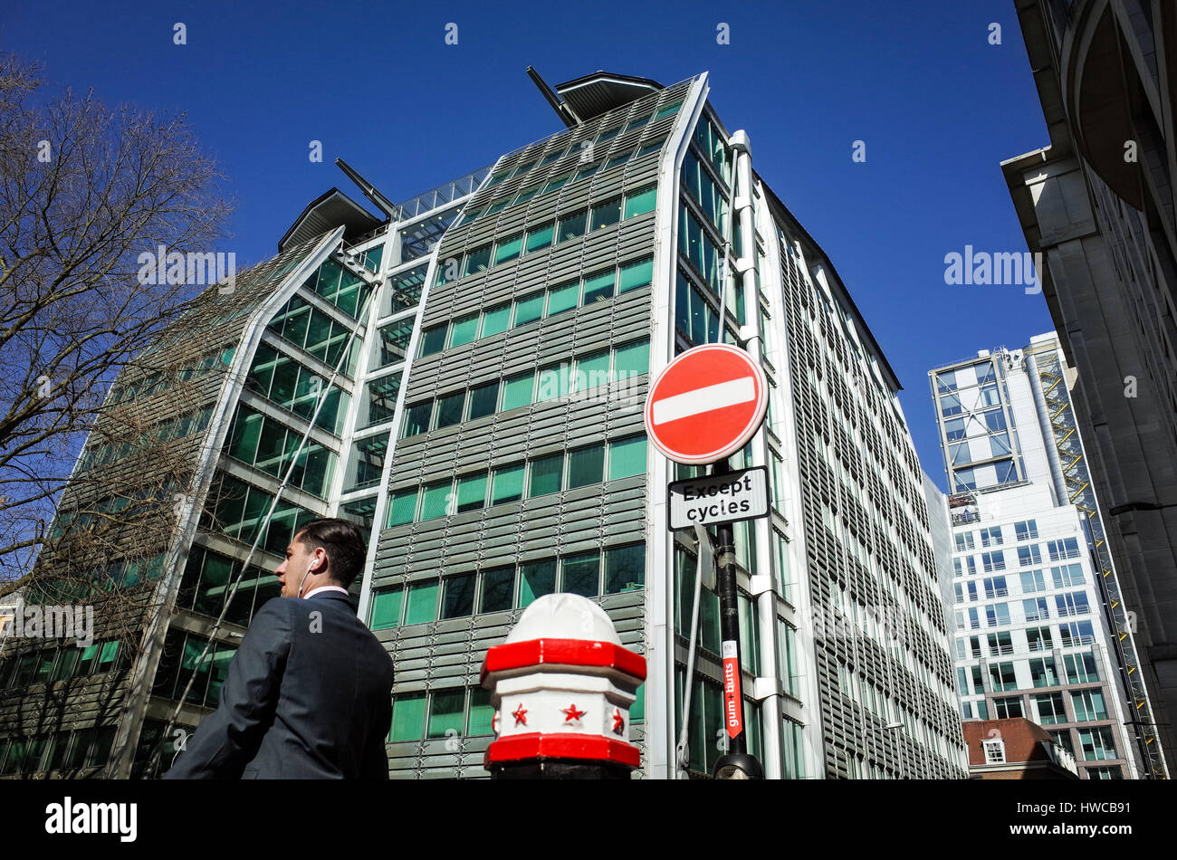 Lloyds Banking Group Head Office in Gresham Street London Stock Photo