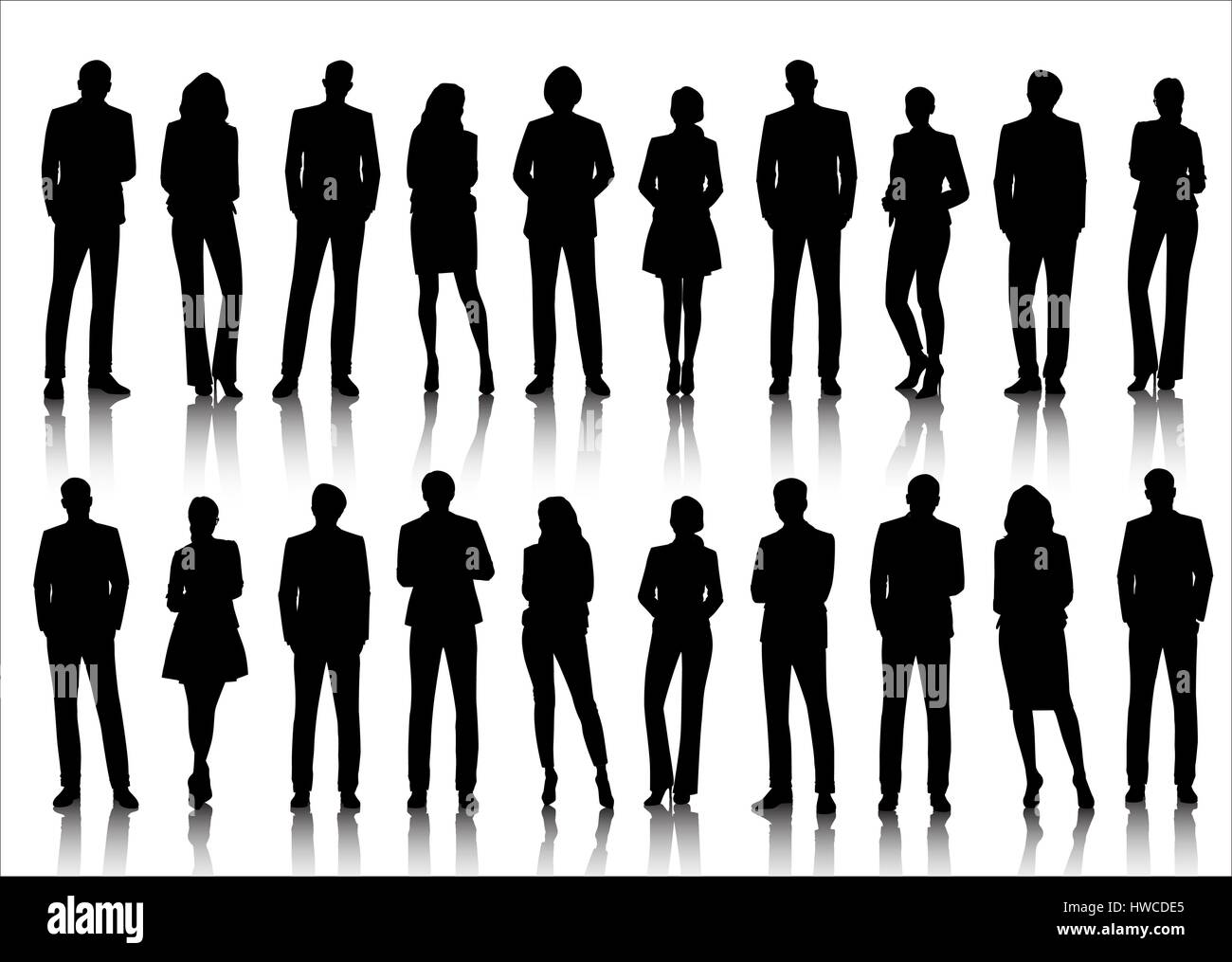 Vector UI Illustration Business People Concept Stock Vector Image & Art ...