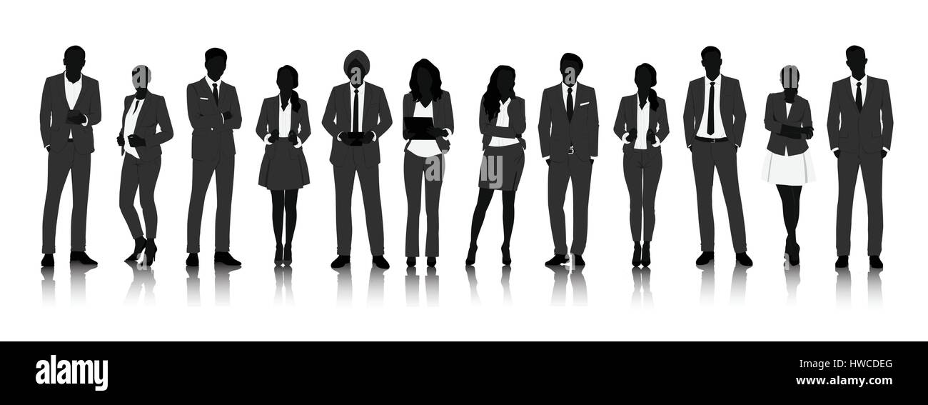 Vector UI Illustration Business People Concept Stock Vector Image & Art ...